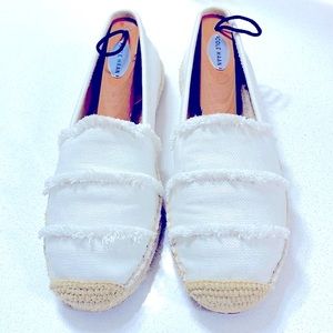 Michael Kors fringed, canvass espadrilles